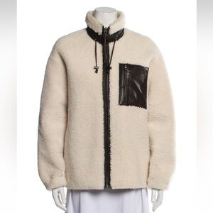 Beige 100% shearling lambskin jacket Grenn Pilot